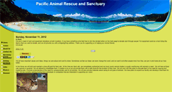 Desktop Screenshot of pacificanimalrescueandsanctuary.org