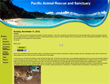 Tablet Screenshot of pacificanimalrescueandsanctuary.org